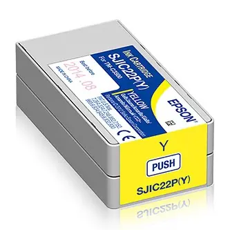 EPSON SJIC22P Y  žlutá / originální inkoustová kazeta pro ColorWorks C3500 
