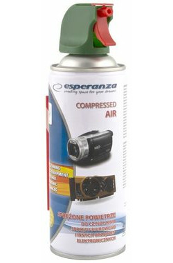 Esperanza ES120 Stlačený vzduch ve spreji 400ml