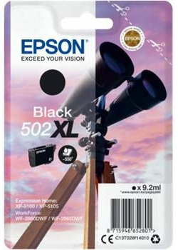 EPSON 502XL originální cartridge černá / pro XP-5100 a XP-5105 / 9.2ml