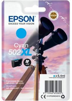 EPSON 502XL originální cartridge modrá / pro XP-5100 a XP-5105 / 6.4ml