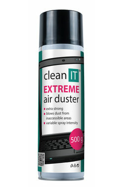CLEAN IT EXTREME Stlačený plyn 500g / nehořlavý