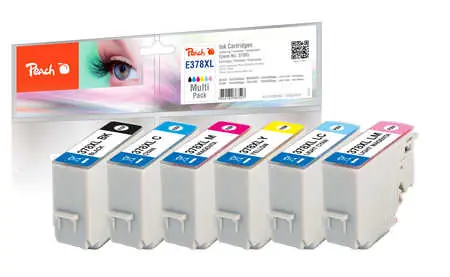 Peach 378XL alternativní cartridge MultiPack / pro Expression Photo XP 8000 / 13ml & 4x13ml