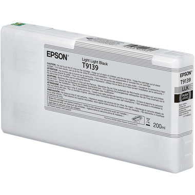 EPSON originální cartridge T9139 světlá světlá černá / pro SureColor SC-P5000 STD / 200ml