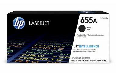 HP 655A originální toner černá / Color LaserJet Enterprise M652n / 12.500 stran