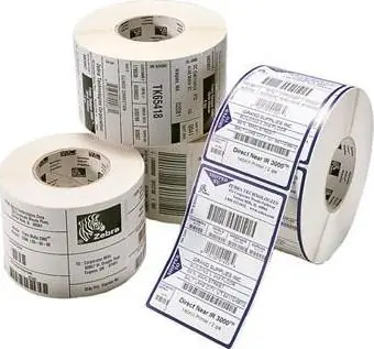 Zebra Z-Select 2000T papírové etikety TT 102 x 102mm (12 rolí) / rulička 25.4mm / 700ks / 12 rolí