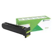 Lexmark 72K2XYE Extra HC korporátní tonerová kazeta žlutá / pro Lexmark CS820 & CX860 / 22.000 stran