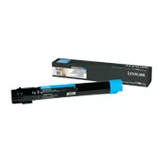 Lexmark X950X2CG HC originální toner modrá / pro X950 & X952 & X954 / 22.000 stran