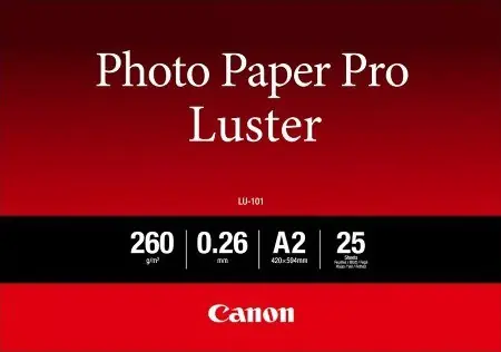 Canon fotopapír LU-101 A2 25 ks / A2 / 260g / 25 listů / lesklý