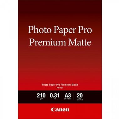 Canon fotopapír PM-101 Premium Matte / A3 / 210g / 20 listů / matný