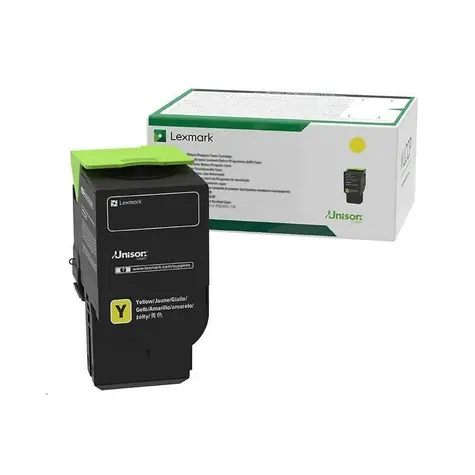 Lexmark C242XY0 Extra HC originální vratný toner žlutá / pro MC2640adwe & C2535dw & MC2535adwe / 3.500stran