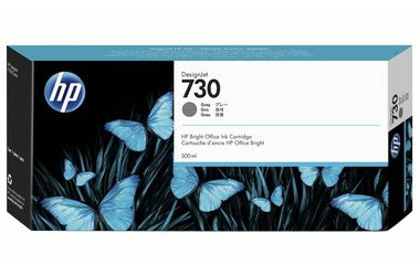 HP P2V72A originální cartridge 730 šedá / pro HP DesignJet T1700 & T1700dr / 300 ml 