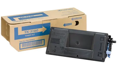 Kyocera TK-3160 Toner černá / pro P3045 & 50 & 55 & 60dn & M3145 & 3645dn / výtěžnost až 12.500 stran