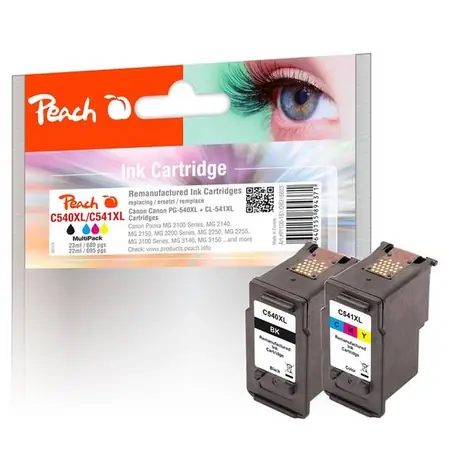 Peach PG-540 XL kompatibilní cartridge MultiPack černá + barevná / 23 ml + 22 ml