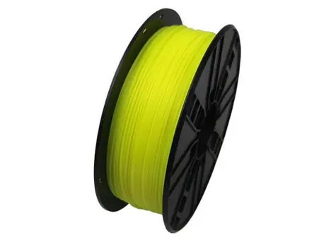 Gembird 3DP-PLA1.75-01-FY Filament PLA fluorescenční žlutá / struna pro 3D tiskárnu / PLA / 1.75mm / 1kg