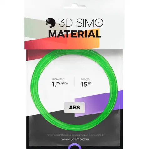 3DSimo Filament ABS Transparent (MultiPro/KIT) 15m / průměr 1.75 mm / ABS