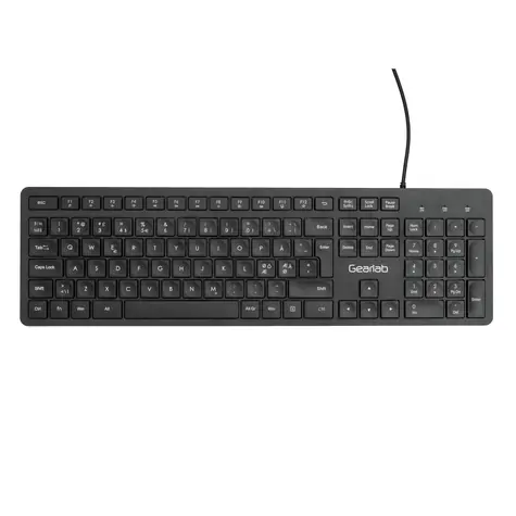 Gearlab G220 Nordic layout černá / drátová klávesnice / USB / Nordic Layout