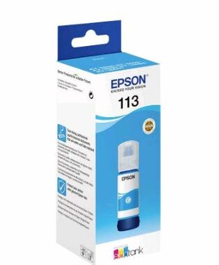 Epson originální inkoust no. 113 modrá / pro EcoTank L5290 / 6.000 stran