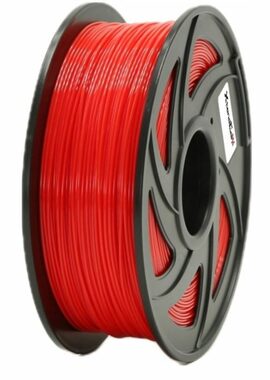 XtendLan PETG filament zářivě-červená / struna pro 3D tiskárnu / PETG / 1.75mm / 1kg   
