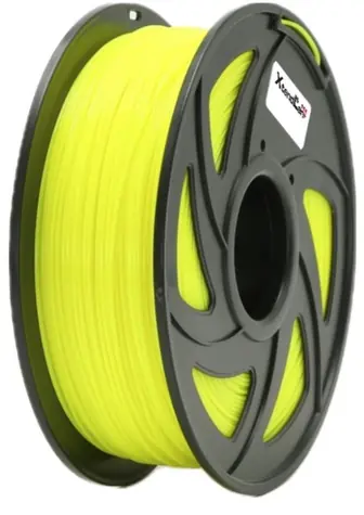 XtendLan PLA filament zářivě-žlutá / struna pro 3D tiskárnu / PLA / 1.75mm / 1kg   