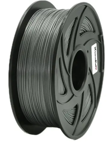 XtendLan PLA filament stříbrná / struna pro 3D tiskárnu / PLA / 1.75mm / 1kg   
