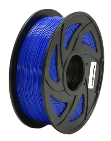 XtendLan PLA filament zářivě-modrá / struna pro 3D tiskárnu / PLA / 1.75mm / 1kg   