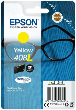 Epson DURABrite Ultra 408L XL žlutá / pro WF-C4810DTWF / 21.6 ml