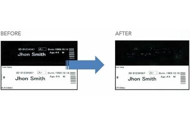SATO bezpečnostní páska / rozměry 45 mm x 100 m / 5 pásek v balení