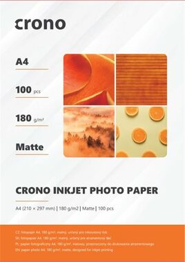 Crono PHPM4A fotopapír matný A4 100ks