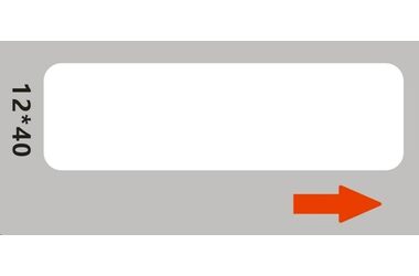 Niimbot štítky 12x40mm pro D11 a D110 bílá / 160ks 