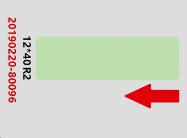 Niimbot štítky 12x40mm pro D11 a D110 zelená / 160ks 