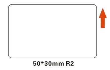 Niimbot štítky R 50x30mm pro B21 bílá / 230ks 