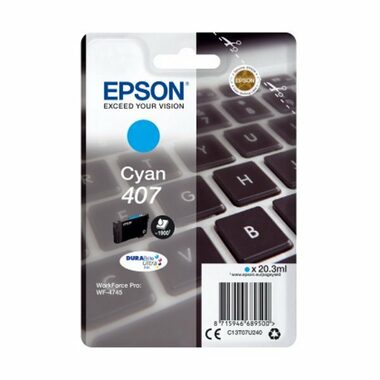 Epson T011958 originální cartidge modrá / pro WorkForce Pro WF-4745 & WorkForce Pro WF-4745DTWF / 20.3 ml