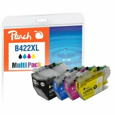 Peach LC-422XL alternativní cartridge MultiPack / pro Brother MFCJ 5340 DW & MFCJ 5345 DW / 3x 1.500 & 1x 3.000 stran