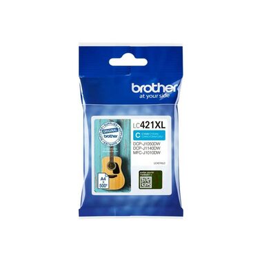 Brother LC-421XL originální cartridge modrá / pro Brother DCPJ 1050 DW & DCPJ 1140 DW / 500 stran