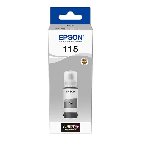 Epson originální inkoust no. 115 šedá / pro EcoTank L8160 & L8180 / 6.200 stran