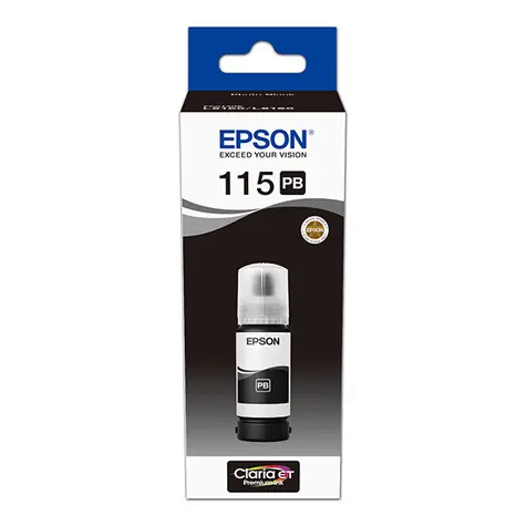 Epson originální inkoust no. 115 foto černá / pro EcoTank L8160 & L8180 / 6.200 stran
