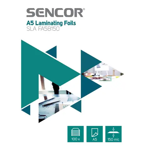SENCOR SLA FA5B150 Laminovací fólie A5/150mic (100ks)