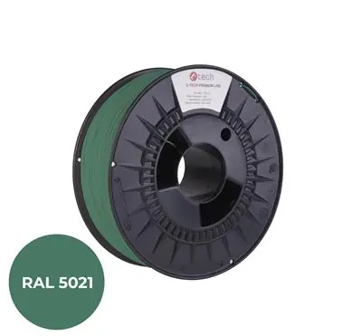 C-TECH PREMIUM LINE Filament PETG vodní modrá | RAL5021 | 1.75mm | 1kg