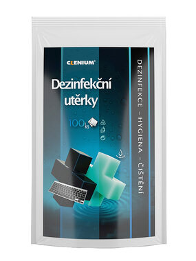 CLENIUM Náhradní dezinfekční utěrky pro dózu DF-CLE128
