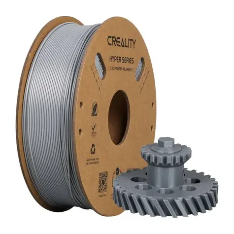 Creality Filament Hyper ABS šedá / struna pro 3D tiskárnu / ABS / 1.75mm / 1kg