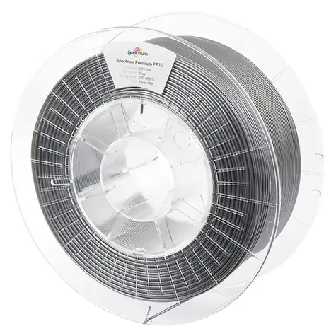 Spectrum 80062 3D filament Premium PET-G silver star | 1.75mm | 1000g