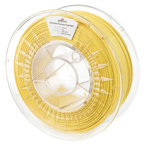 Spectrum 80242 3D filament PLA Matt bahama yellow | 1.75mm | 1000g