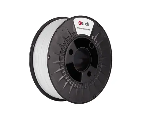 C-TECH ESSENTIAL LINE Filament PLA bílá | 1.75mm | 1kg