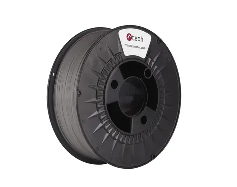 C-TECH ESSENTIAL LINE Filament PLA šedá | 1.75mm | 1kg