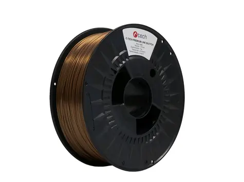 C-TECH PREMIUM LINE Filament Silk PLA měď | 1.75mm | 1kg