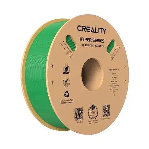 Creality Filament Hyper PLA zelená / struna pro 3D tiskárnu / Hyper PLA / 1.75mm / 1kg