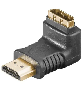PremiumCord adaptér HDMI M na HDMI F - zahnutý do pravého úhlu / redukce