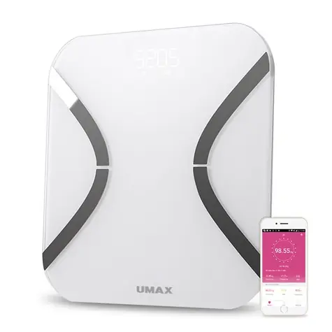UMAX Smart Scale US20E chytrá osobní váha / bluetooth / do 180kg