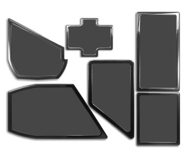 Demciflex magnetický prachový filtr (DF0476) černý / pro PC skříň NZXT Phantom 530