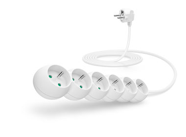 CONNECT IT prodlužovací kabel 230V 6 zásuvek 3 m bez vypínače bílá